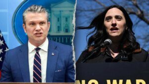 Arizona Democrat strikes to question Hegseth over alleged struggle crimes