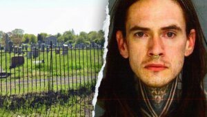 Pennsylvania man accused of stealing cemetery stays seems in courtroom