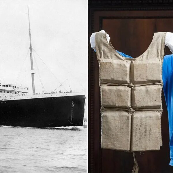 Titanic survivor’s life jacket sells for over $900,000 at public sale
