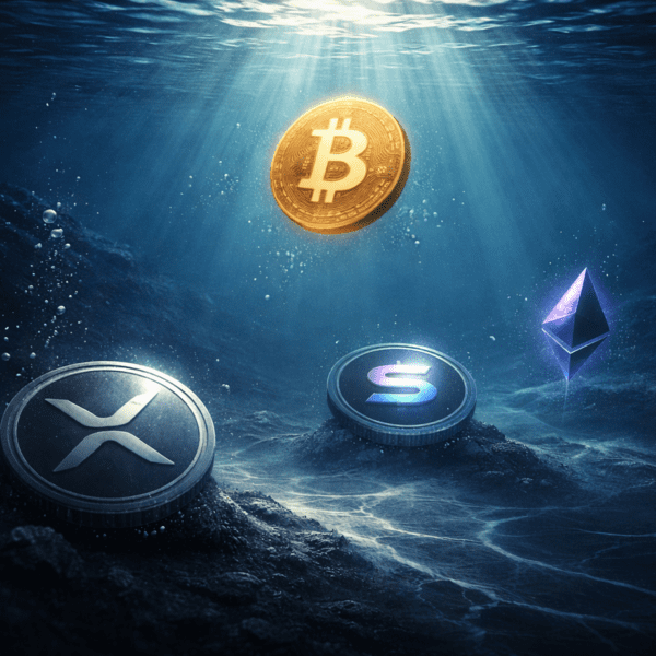 XRP, Solana Holders Deeper In The Red Compared To Bitcoin