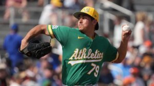 A’s promote high prospect, LHP Gage Jump, with Aaron Civale damage