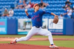 Mets name up No. 2 prospect Jonah Tong, DFA Craig Kimbrel
