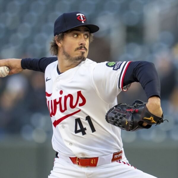 Twins ace Joe Ryan leaves after 9 pitches Sunday