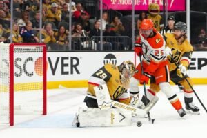 Lukas Dostal, Ducks shut down Knights, head dwelling with sequence 1-1