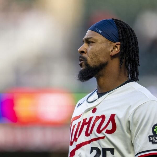Twins’ Byron Buxton (hip) scratched previous to finale vs. Marlins