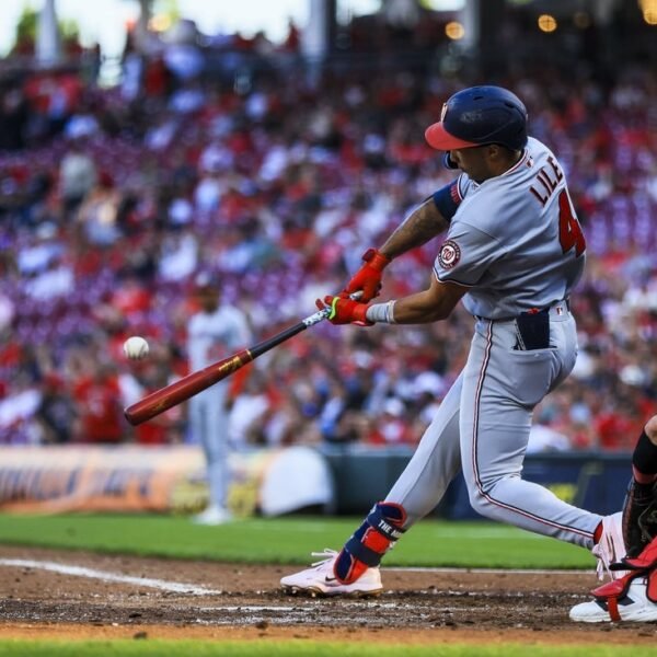 Daylen Lile thriving in homecoming as Nationals tackle Reds