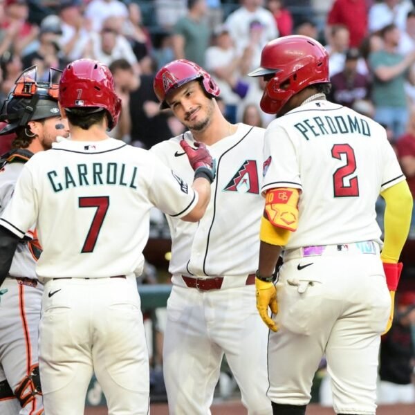 Nolan Arenado’s first-inning slam sparks D-backs’ blowout of Giants