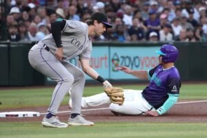 Rockies rally previous Diamondbacks on ninth-inning RBI hit