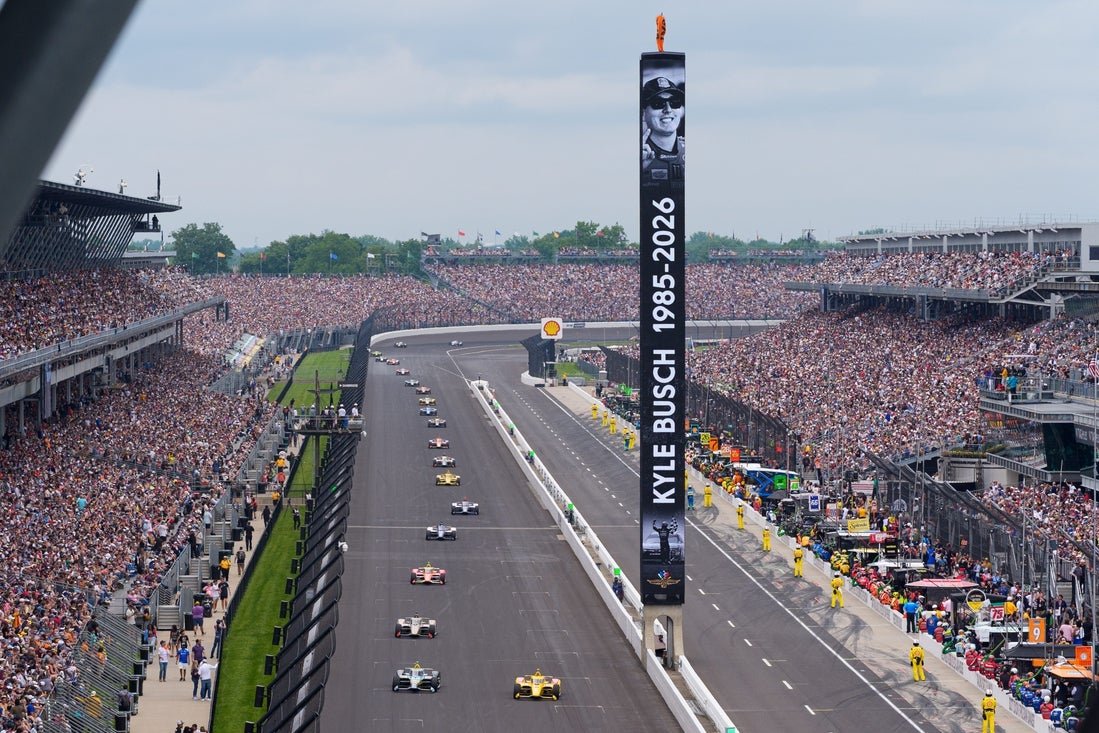 Organizers, followers pay tribute to Kyle Busch at Indy 500, Coca-Cola 600