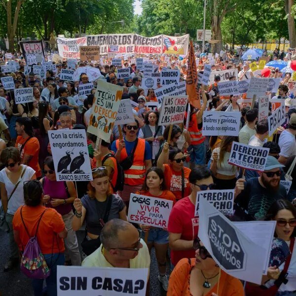 ‘We need neighbors, not vacationers.’ Madrid’s renters march with message for the…