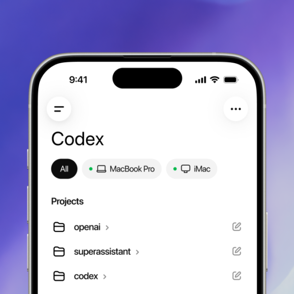 OpenAI says Codex is coming to your cellphone