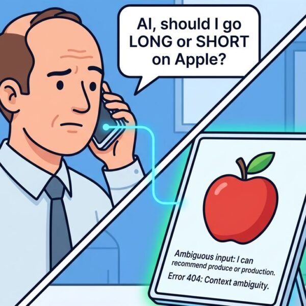 Investor: “AI, should I go long or short on Apple?”