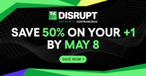 5 days to get 50% off a second Disrupt 2026 go