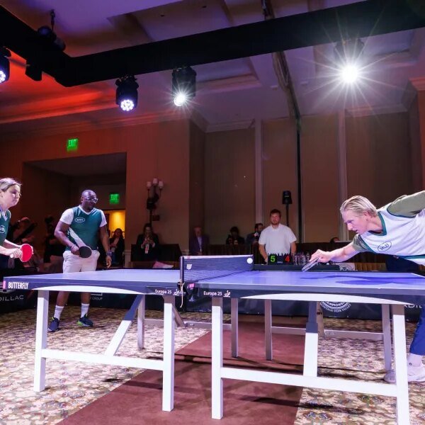 How the Montage makes use of a ping pong match to chop…