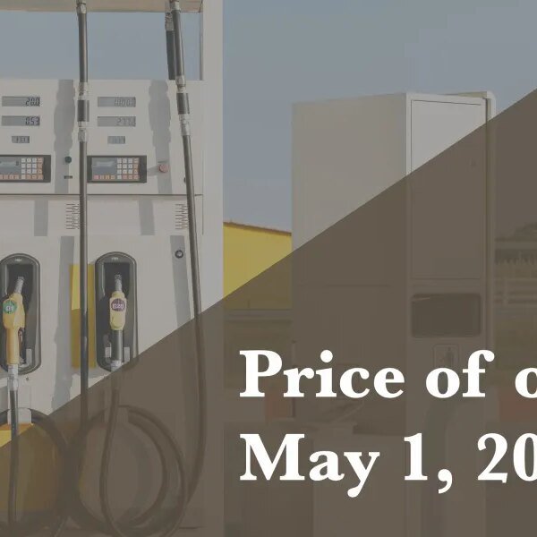 Current value of oil as of May 1, 2026
