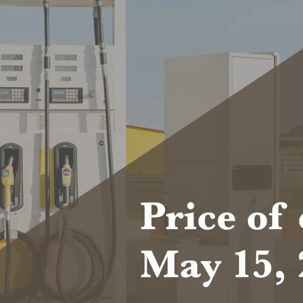 Current worth of oil as of May 15, 2026