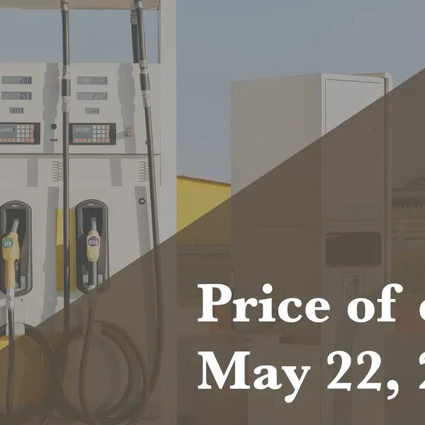 Current worth of oil as of May 22, 2026