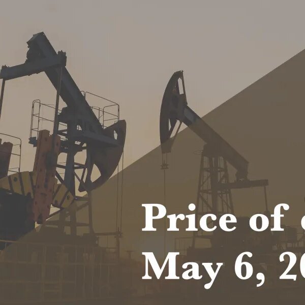 Current worth of oil as of May 6, 2026