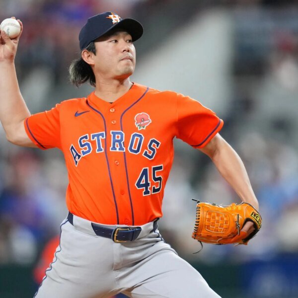 Houston Astros throw mixed no-hitter in 9-0 blowout over Texas Rangers