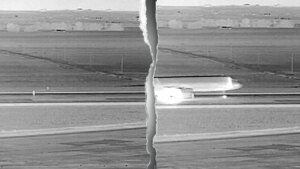 Frontier Airlines jet collides with trespasser on Denver airport runway on video