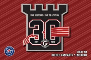 Québec Remparts Mark 30 Years Since Return to QMJHL With Anniversary Logo
