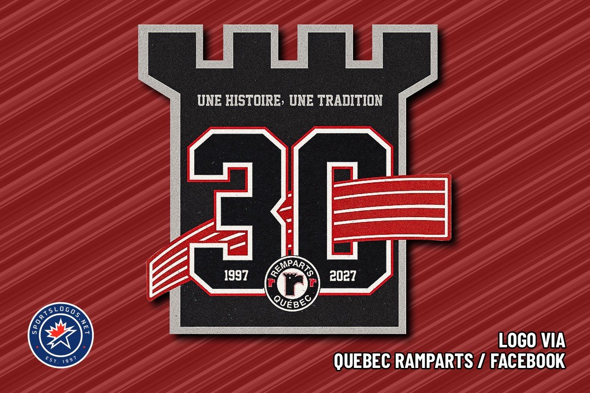 Québec Remparts Mark 30 Years Since Return to QMJHL With Anniversary Logo