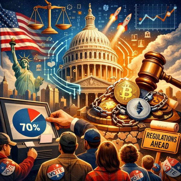 Voters Want Crypto Legislation Now: 70% Say America Should Already Have Clear&hellip;