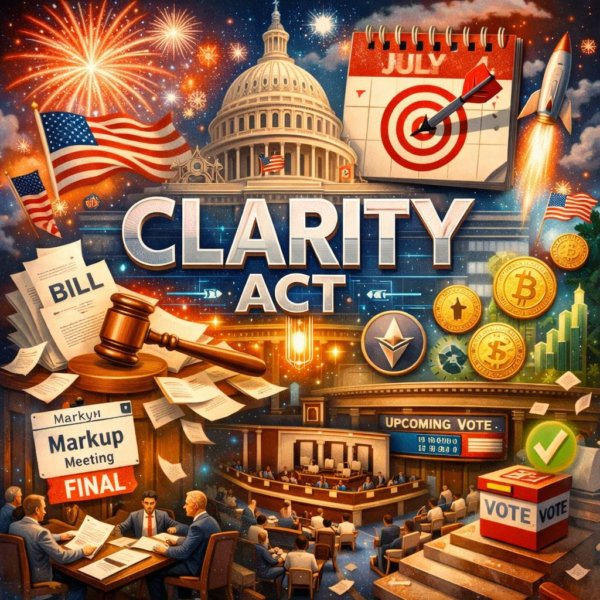 July 4 Target Set For CLARITY Act: Last Markup This Month, Floor&hellip;