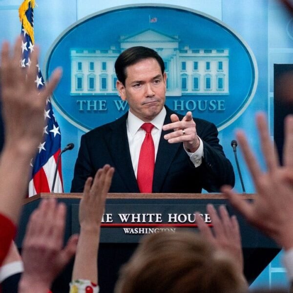 Rubio leads White House briefing, earns viral reward earlier than Italy journey