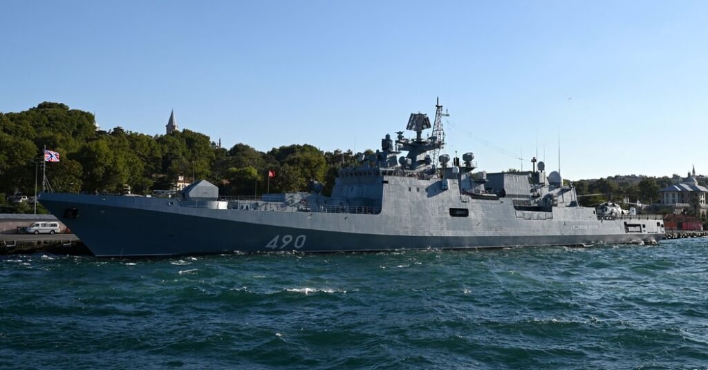 Russian Navy Ship Accused of Firing Warning Shots at U.Ok. Yacht