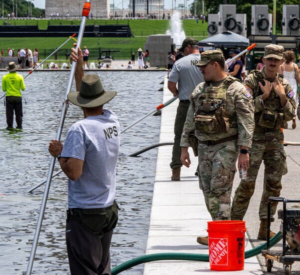 The Reflecting Pool Appears to Be Rejecting Its Makeover