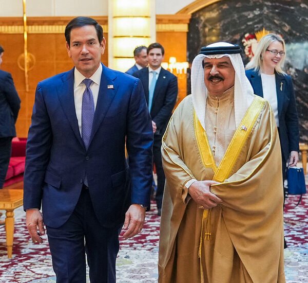 Iran Strikes Ship in Strait of Hormuz as Rubio Meets Gulf Leaders