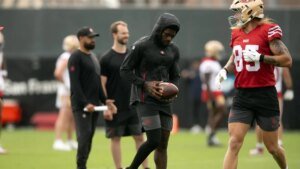 Reports: 49ers’ Brandon Aiyuk issued arrest warrant for rushing