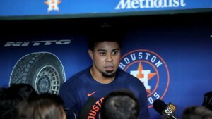 Hoping to get a elevate from LaMonte Wade Jr., Astros launch sequence in opposition to A’s