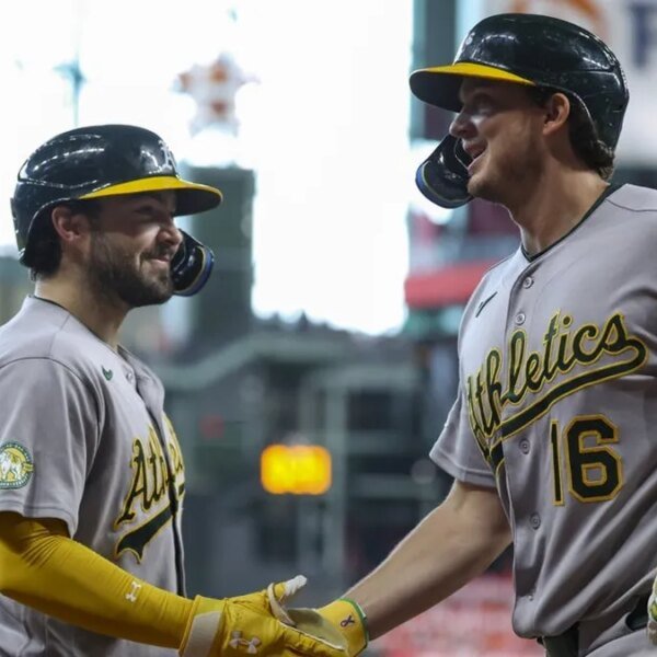 A’s give sneak peek of future as they welcome Brewers to Vegas