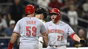 Sal Stewart bashes go-ahead homer in eleventh as Reds high Padres