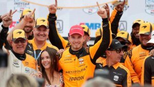 Christian Lundgaard overcomes early collision to win XPEL Grand Prix