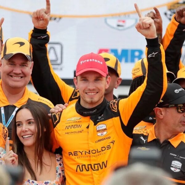 Christian Lundgaard overcomes early collision to win XPEL Grand Prix