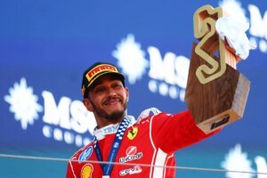 “Whatever Kim Kardashian is doing, keep doing it”: Fans react as Lewis Hamilton wins the F1 Barcelona GP