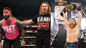 Jey Uso reacts to Sami Zayn successful the Undisputed WWE Championship with a message for his former Bloodline stablemate