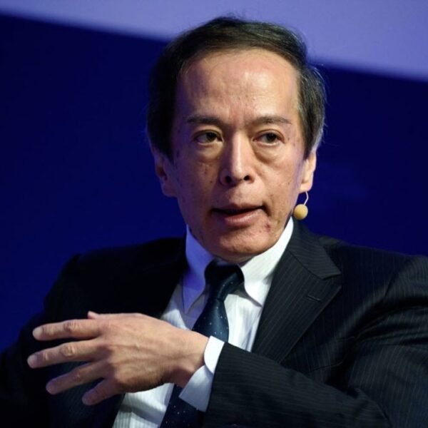 BOJ governor Ueda has been hospitalised, anticipated to be absent from subsequent…