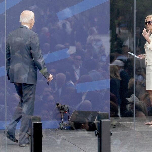 Biden sparks awkward second drifting again to stage at Obama library