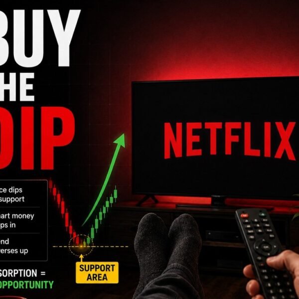 Netflix inventory buy-the-dip setup: Large promote block indicators attainable absorption