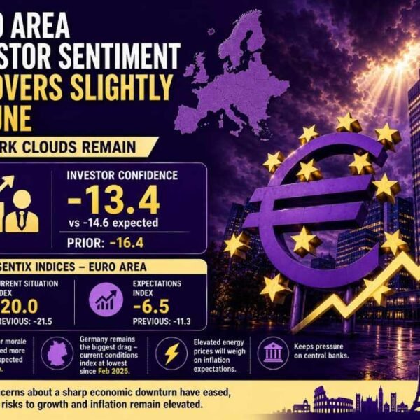 Euro space investor sentiment recovers barely in June however darkish clouds stay