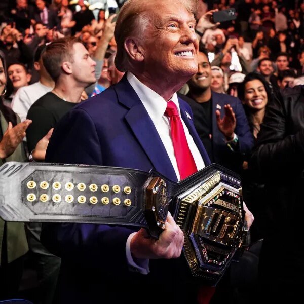 Trump’s eightieth birthday current is a UFC cage on the South Lawn…