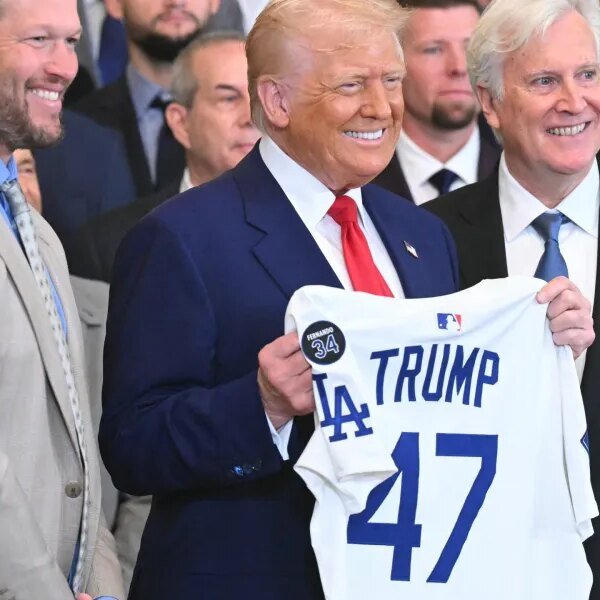 Trump says he helps wage cap for Major League Baseball
