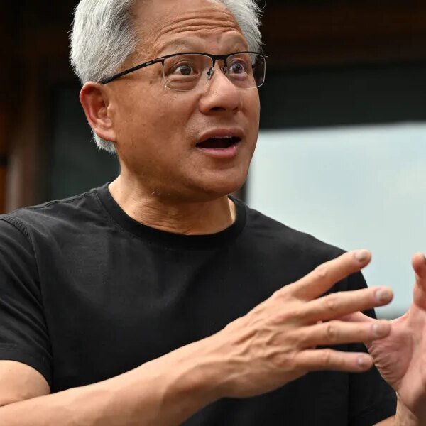 Jensen Huang says electricians and plumbers will probably be wanted by the…