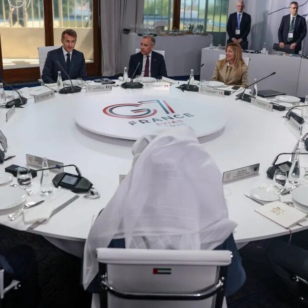 The G7 has some particular lunchtime friends this yr: Sam Altman, Demis…
