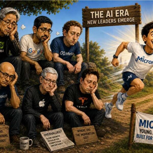 Microns up, however Nvidia, Alphabet, Meta, Microsoft, Apple, Tesla are wanting previous&hellip;