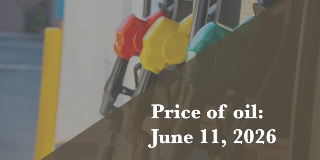 Current worth of oil as of June 11, 2026